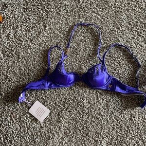 SavageXFenty 32A Bra in Royal Purple